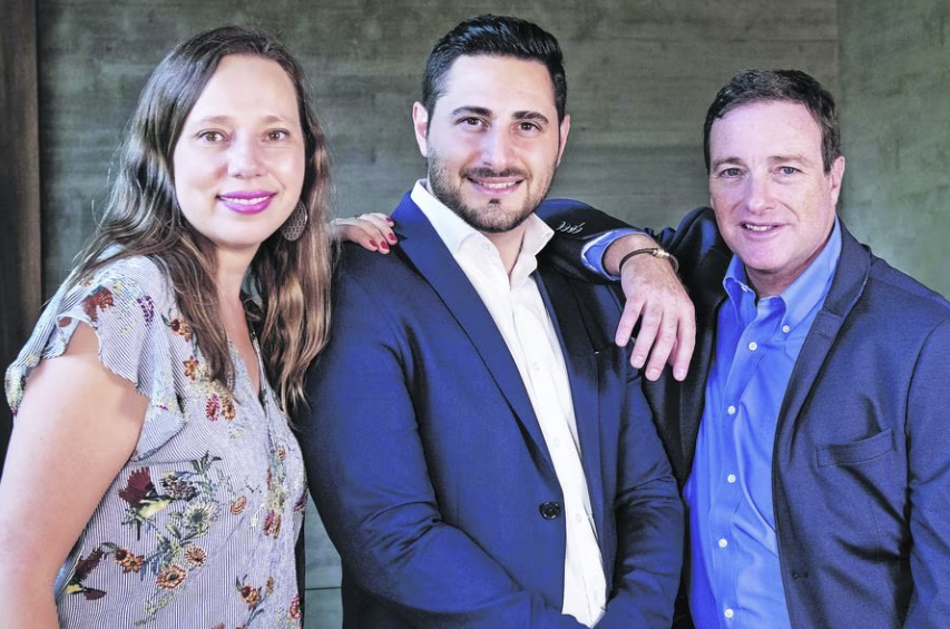Graciela Trincado, CEO y cofundadora; Nicolás Abud, director comercial y cofundador; y Carlos Manríquez, cofundador y jefe de producto.